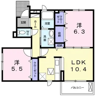 シーパレス参番館【1階】の間取り