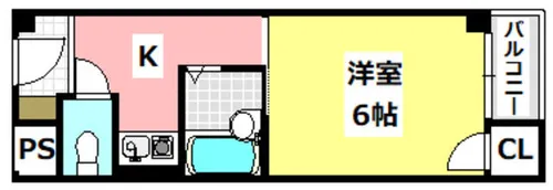 ホワイティ18【305号室】の間取り