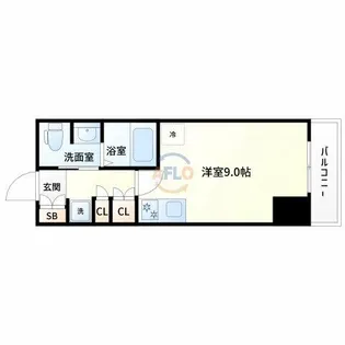 コンフォリア江坂【14階】の間取り