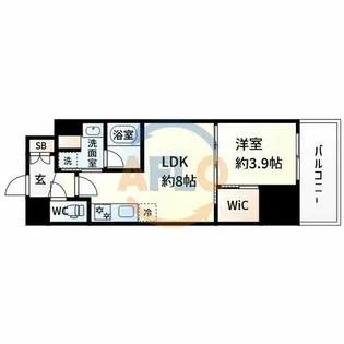 コンフォリア江坂【14階】の間取り