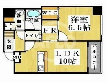 CITY SPIRE難波グレイス【3階】の間取り
