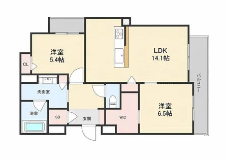 ShaMaison Surire【101号室】の間取り