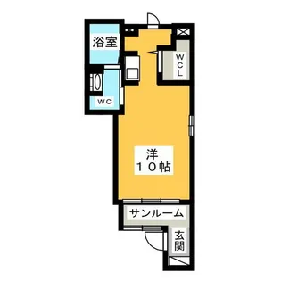 ポリティーク・ガーデン【1階】の間取り