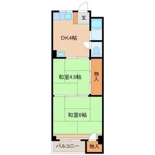 栄マンション【4階】の間取り
