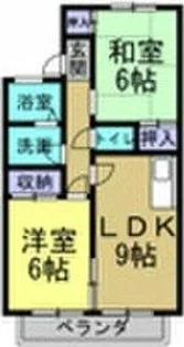 アルジャンKⅡ【203号室】の間取り