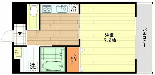 コンフォール姫里Ⅲ【1階】の間取り