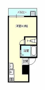 セザール柳【105号室】の間取り