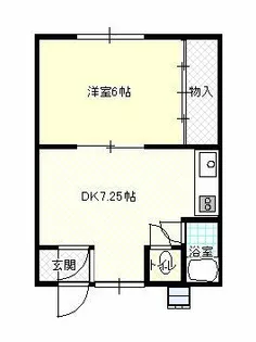タケダ荘【1号室】の間取り
