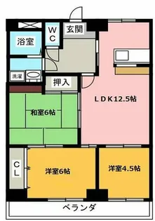 サンピアⅡ【3階】の間取り