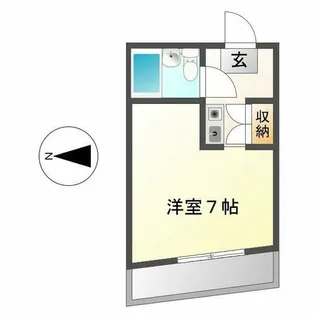 ハウザー金山【4階】の間取り