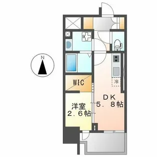 デュオフラッツ鶴舞【10階】の間取り