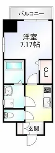ALISS歯科大前【3階】の間取り