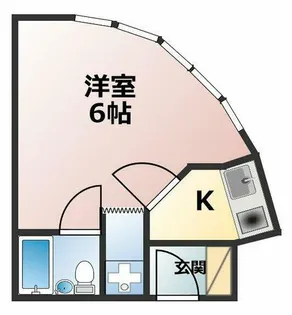 キャッスル甲子園【3階】の間取り