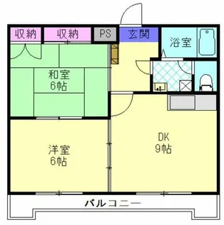 フォーサイトフォワイエ片野R【7階】の間取り