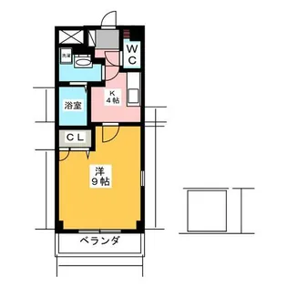 ジャルダン五明【3階】の間取り