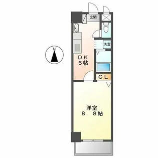 ソレアード関戸【4階】の間取り