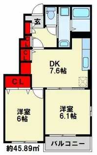 ハイドランジアⅠ【1階】の間取り