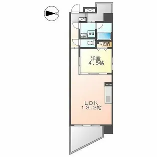 the glasses【10階】の間取り