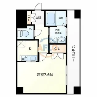 ARCO ROSA【8階】の間取り