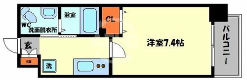 Marks昭和町【9階】の間取り