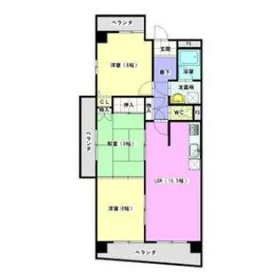 ヒルズ丸和【9階】の間取り