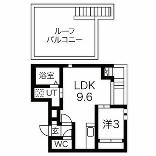 GRANDTIC名駅南【2階】の間取り