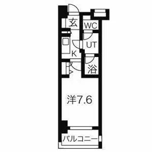 meLiV鶴舞【2階】の間取り