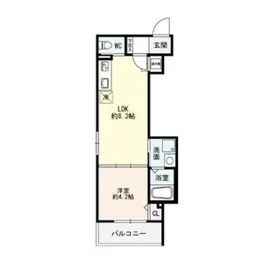 Stage K 向島【3階】の間取り