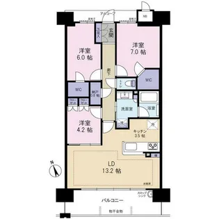 ミラキタシティ姫路(0003815)【8階】の間取り