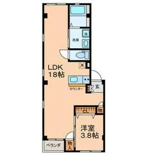 グランレーヴ東別院EAST【2階】の間取り