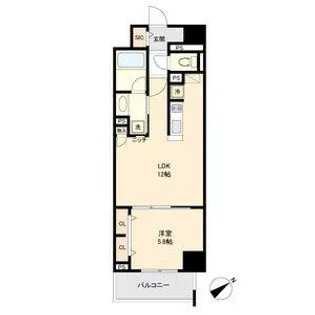 グランルクレ新栄イースト【206号室】の間取り