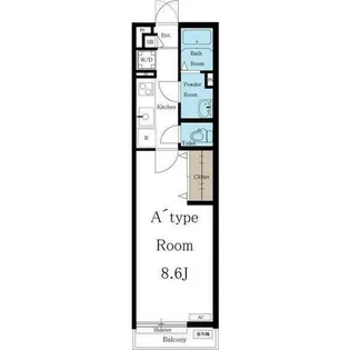 リブリ・新瑞【1階】の間取り