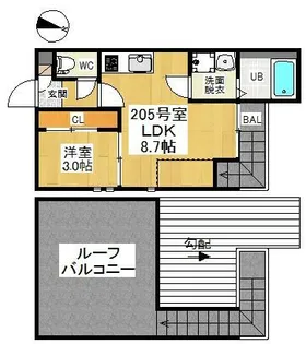 grandtic Etincelle【2階】の間取り