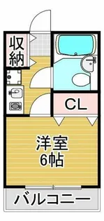 ペガサス千代【2階】の間取り