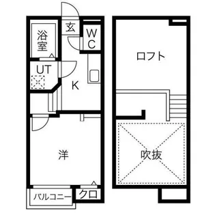 Creo八田壱番館【2階】の間取り