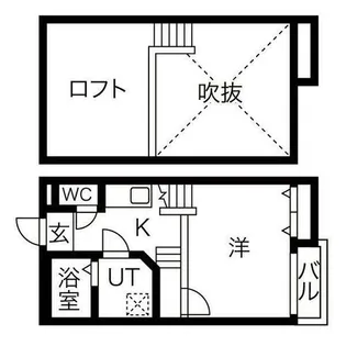 Creo荒子弐番館【1階】の間取り