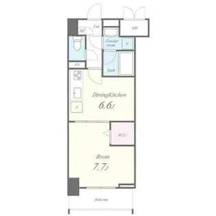 メイボートレス【4階】の間取り