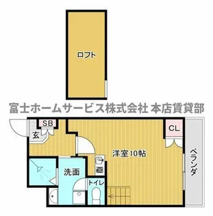 フレンドシップ2【4階】の間取り