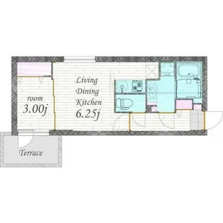 quador名古屋WEST【1階】の間取り