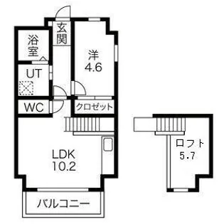 グランフォート新瑞橋【3階】の間取り