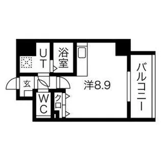 アレーヌコート新瑞橋【8階】の間取り