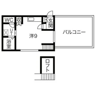 ベルフォート新瑞橋【5階】の間取り