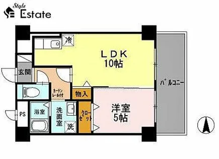 KIRAKUマンション【4階】の間取り