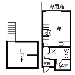 リーフ笠寺【1階】の間取り