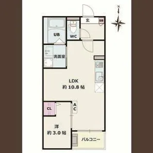 Jack umateⅠ【3階】の間取り