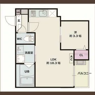 Jack komotohommachiⅠ【2階】の間取り