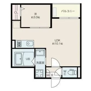 Jack yamakiⅠ【3階】の間取り