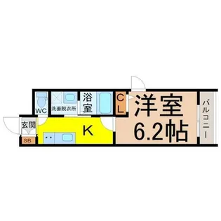 グランテラス八田駅前【3階】の間取り