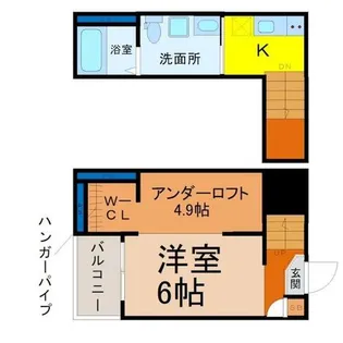 LaLa cote(ララコッテ)【2階】の間取り