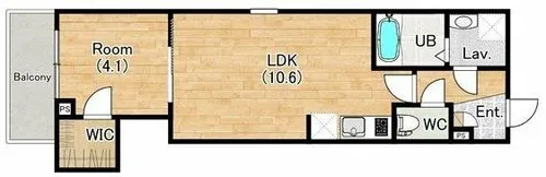 仮)ジーメゾン名古屋星崎エデン【2階】の間取り